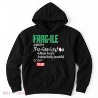 Funny Christmas Fragile Definition  Hoodie thumb 0