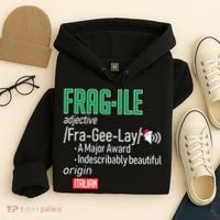 Funny Christmas Fragile Definition  Hoodie thumb 4