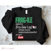 Funny Christmas Fragile Definition  Sweatshirt thumb 2