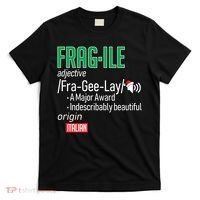 Funny Christmas Fragile Definition  T-Shirt thumb 0