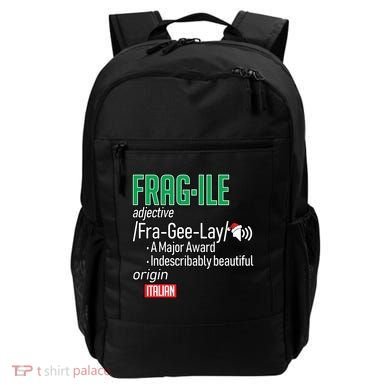 Funny Christmas Fragile Definition  Backpack