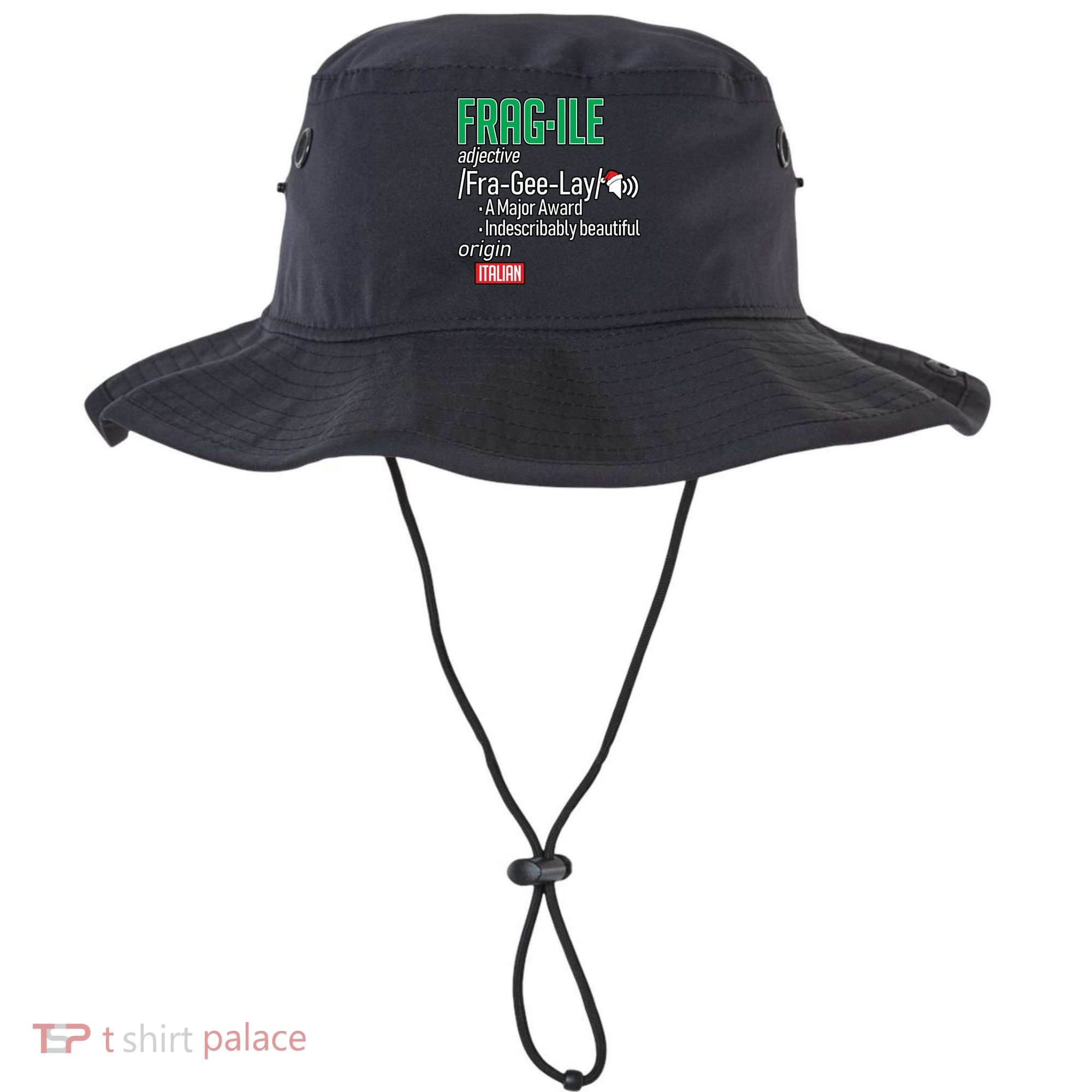 Funny Christmas Fragile Definition  Bucket Hat