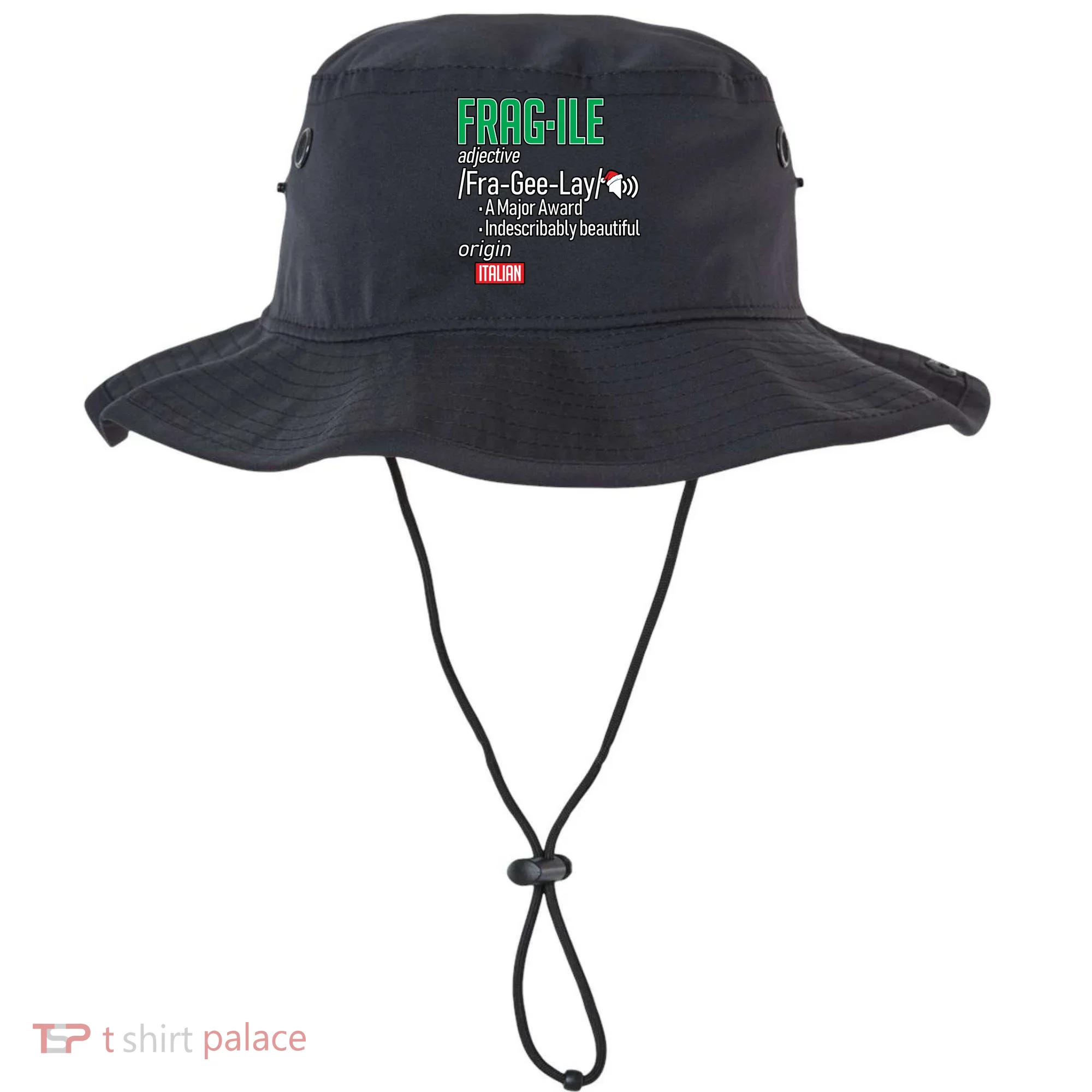 Funny Christmas Fragile Definition  Bucket Hat