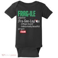 Funny Christmas Fragile Definition  Baby Bodysuit thumb 0