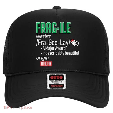 Funny Christmas Fragile Definition  Hat