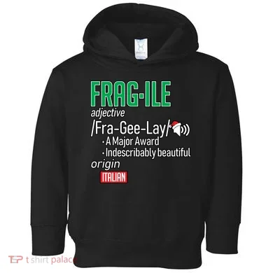 Funny Christmas Fragile Definition  Toddler Hoodie