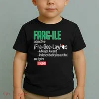 Funny Christmas Fragile Definition  Toddler T-Shirt thumb 2