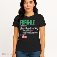 Funny Christmas Fragile Definition  Women's T-Shirt thumb 4