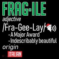 Funny Christmas Fragile Definition  Women's T-Shirt thumb 6