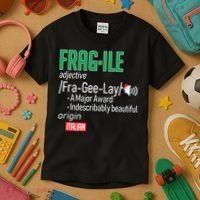 Funny Christmas Fragile Definition  Kids T-Shirt thumb 3