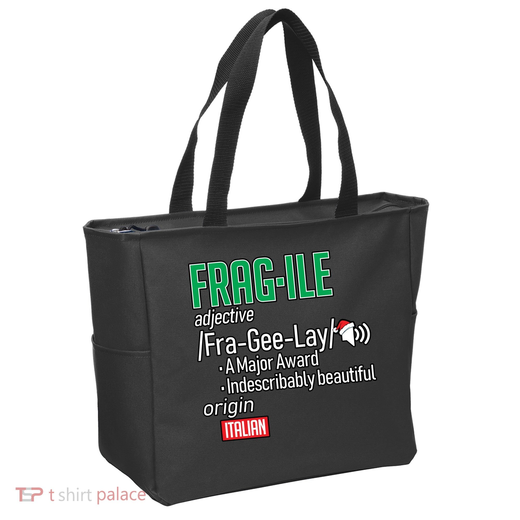 Funny Christmas Fragile Definition  Tote Bag