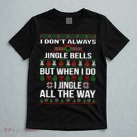 Funny Christmas I Jingle All The Way T-Shirt thumb 5