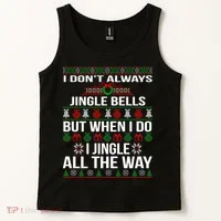 Funny Christmas I Jingle All The Way Tank Top thumb 2
