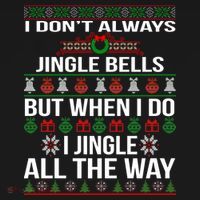 Funny Christmas I Jingle All The Way Kids Sweatshirt thumb 2