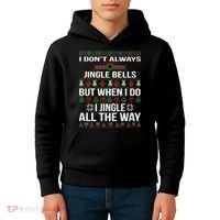 Funny Christmas I Jingle All The Way Kids Hoodie thumb 4