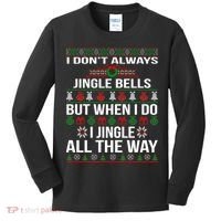 Funny Christmas I Jingle All The Way Kids Long Sleeve Shirt thumb 0