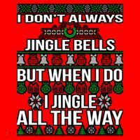 Funny Christmas I Jingle All The Way Santa Hat thumb 1