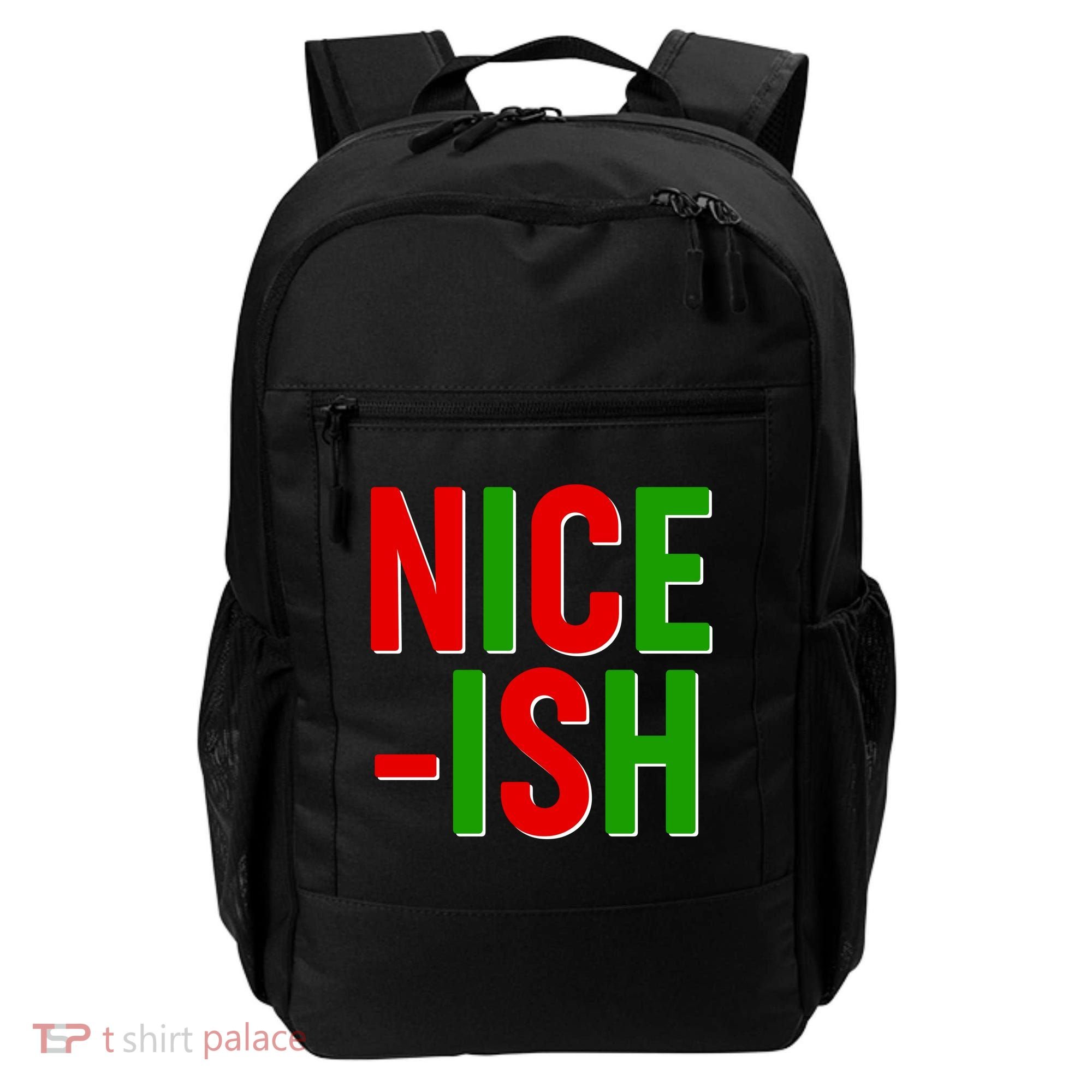 Funny Christmas Nice-ish Backpack