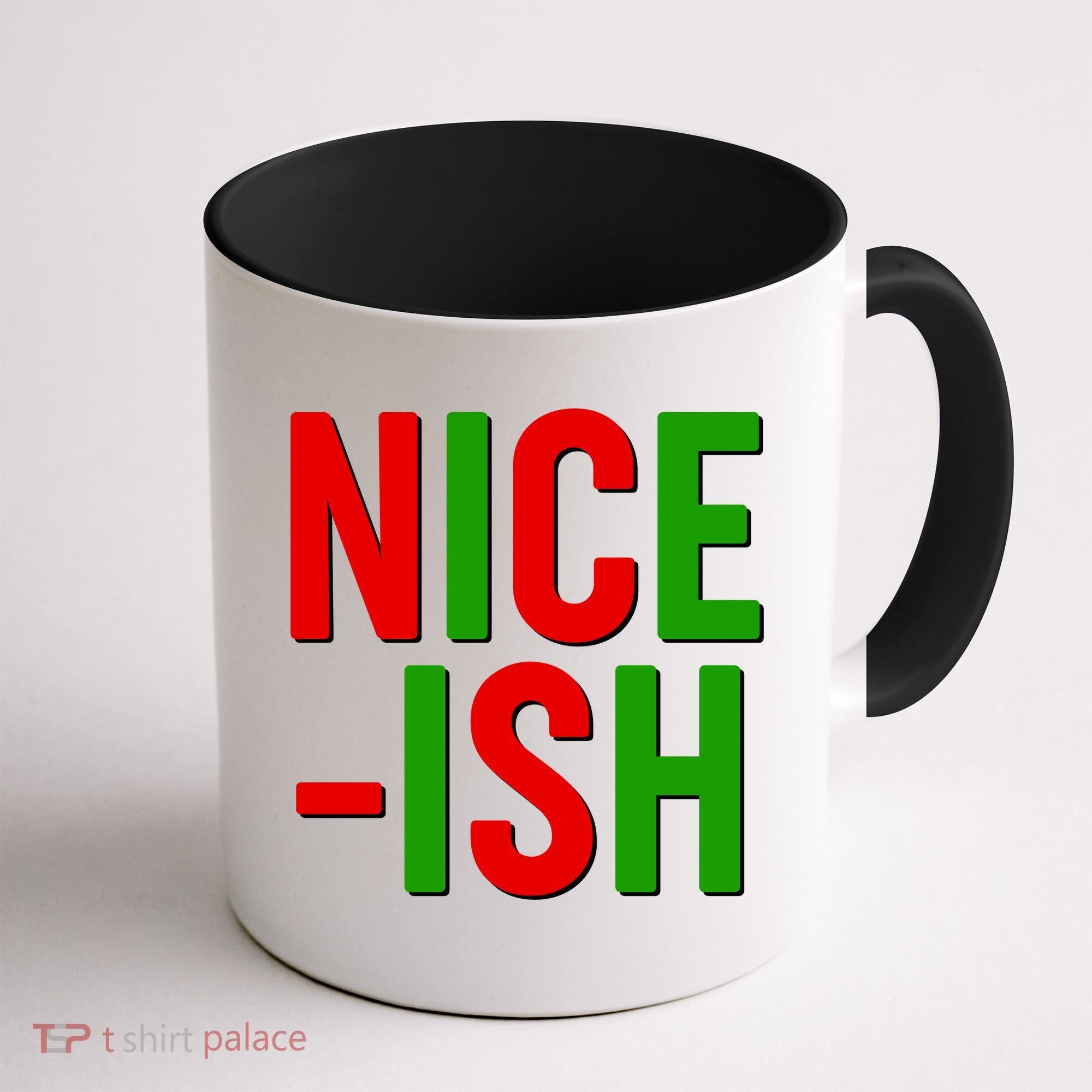 Funny Christmas Nice-ish Coffee Mug