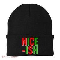 Funny Christmas Nice-ish Beanie thumb 0