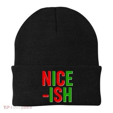 Funny Christmas Nice-ish Beanie