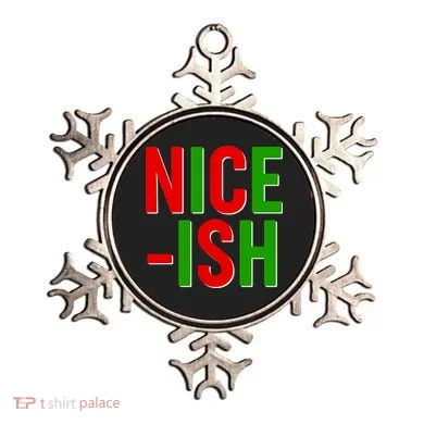 Funny Christmas Nice-ish Ornament