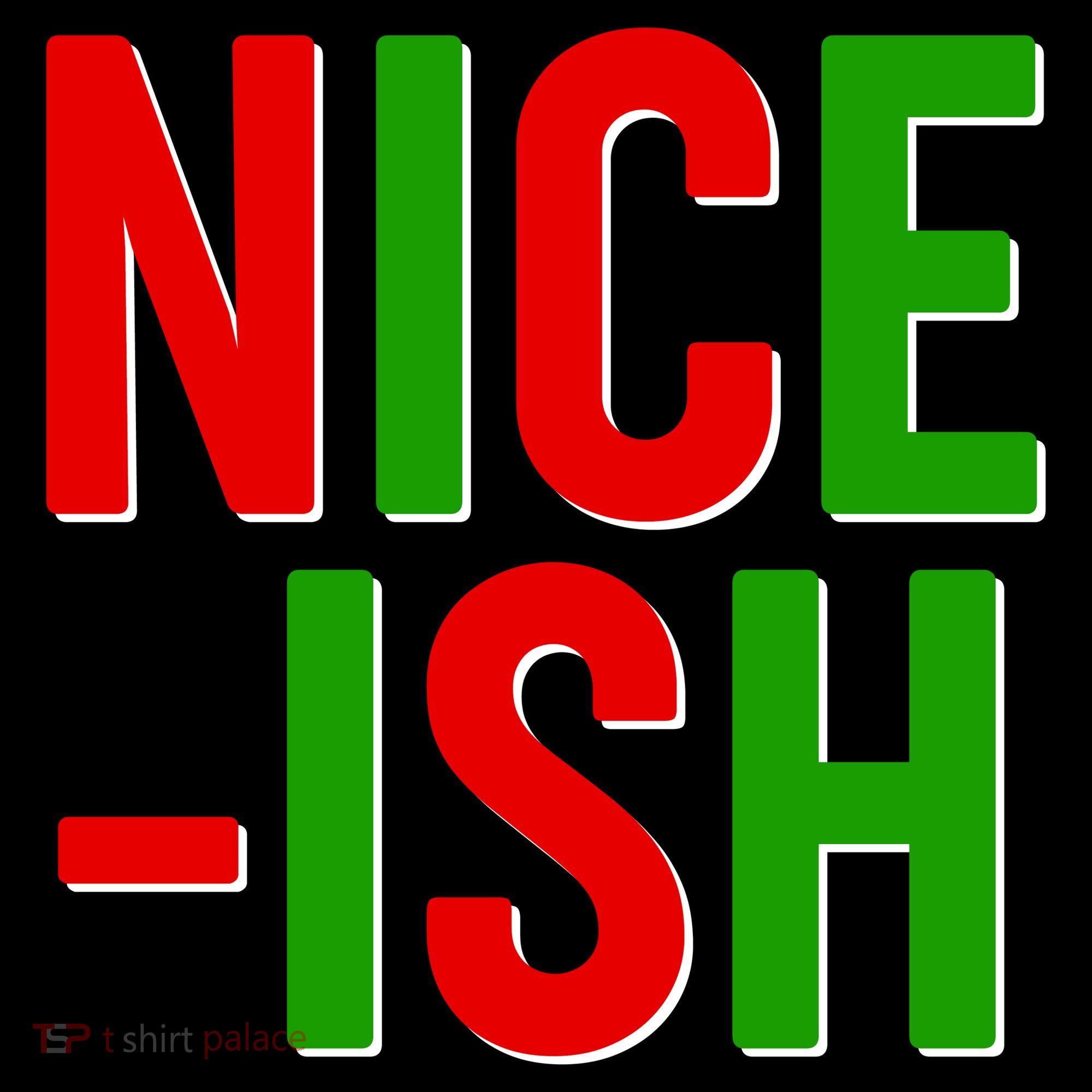 Funny Christmas Nice-ish Women's Tank Top