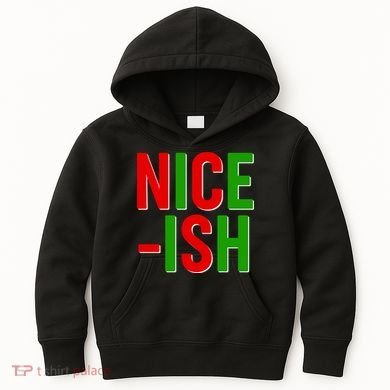 Funny Christmas Nice-ish Kids Hoodie
