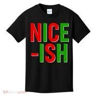 Funny Christmas Nice-ish Kids T-Shirt thumb 0