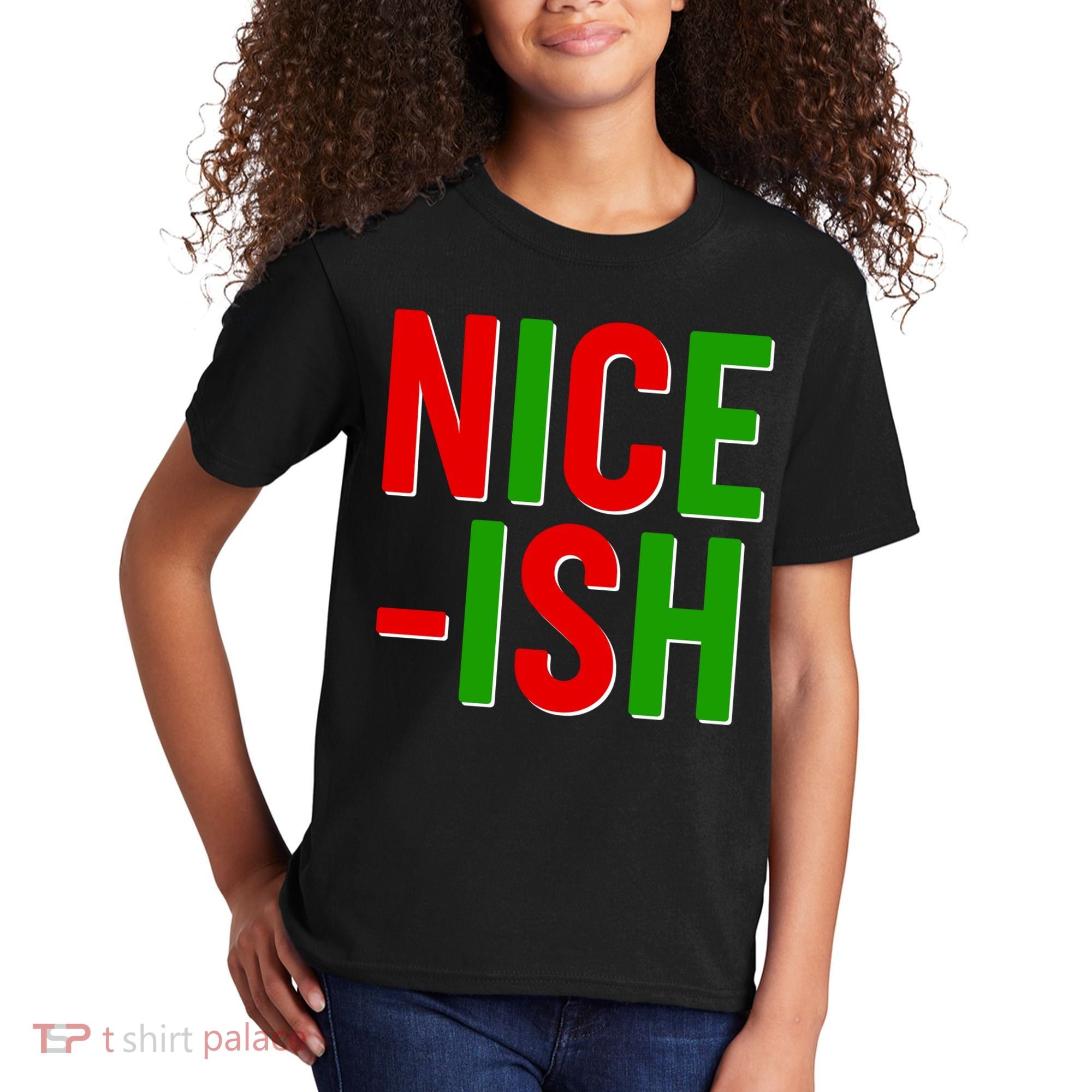 Funny Christmas Nice-ish Kids T-Shirt