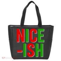 Funny Christmas Nice-ish Tote Bag thumb 0