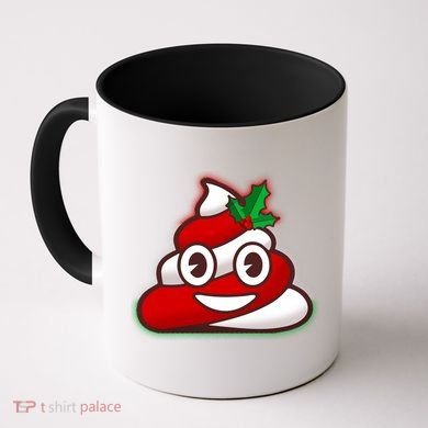 Funny Christmas Poop Emoji Coffee Mug