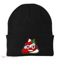Funny Christmas Poop Emoji Beanie thumb 0