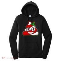 Funny Christmas Poop Emoji Women's Hoodie thumb 0