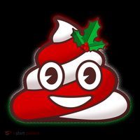Funny Christmas Poop Emoji Baby Bodysuit thumb 2