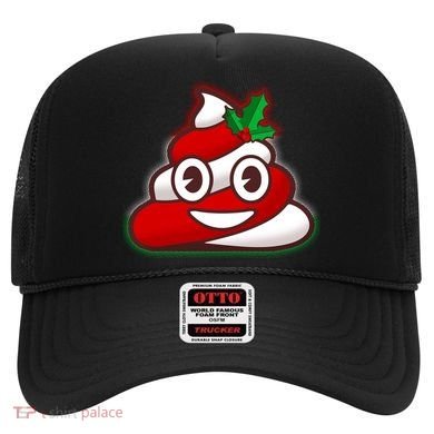 Funny Christmas Poop Emoji Hat