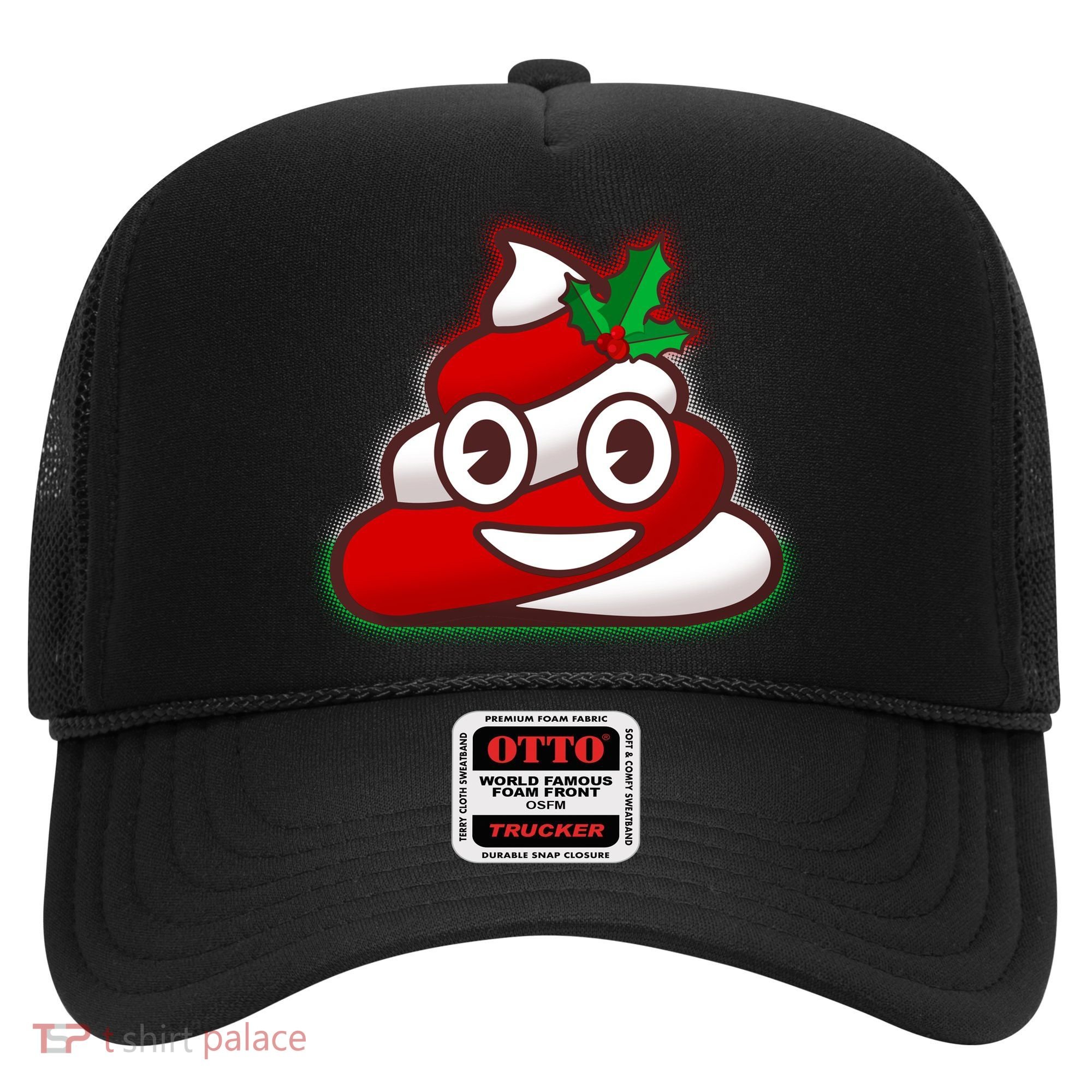 Funny Christmas Poop Emoji Hat