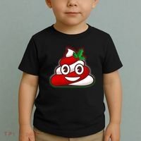 Funny Christmas Poop Emoji Toddler T-Shirt thumb 2