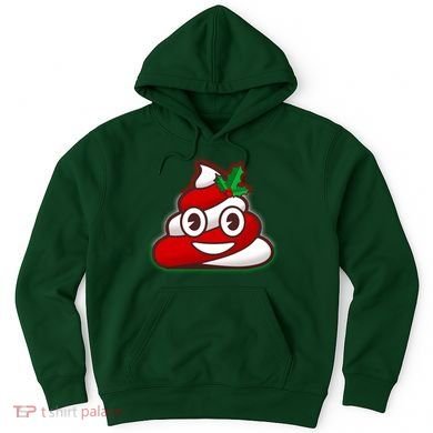 Funny Christmas Poop Emoji Hoodie