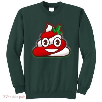 Funny Christmas Poop Emoji Sweatshirt