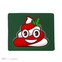 Funny Christmas Poop Emoji Mousepad thumb 0