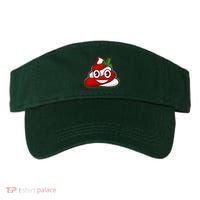 Funny Christmas Poop Emoji Visor thumb 0