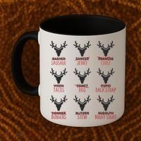 Funny Christmas Reindeer Names Coffee Mug thumb 2