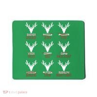 Funny Christmas Reindeer Names Mousepad thumb 0