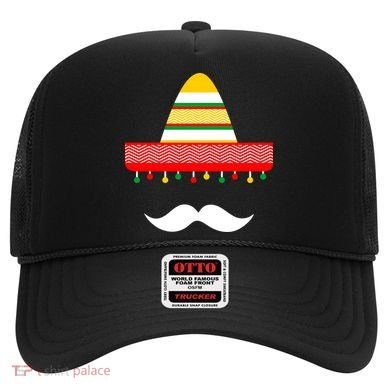 Funny Cinco De Mayo Mexican Hat Sombrero Mustache Hat