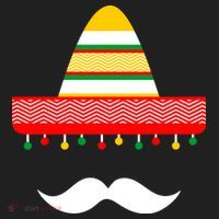 Funny Cinco De Mayo Mexican Hat Sombrero Mustache Hat thumb 2