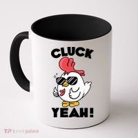 Funny Cluck Yeah! Cool Chicken Coffee Mug thumb 0
