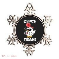 Funny Cluck Yeah! Cool Chicken Ornament thumb 0