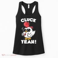 Funny Cluck Yeah! Cool Chicken Women's Tank Top thumb 0