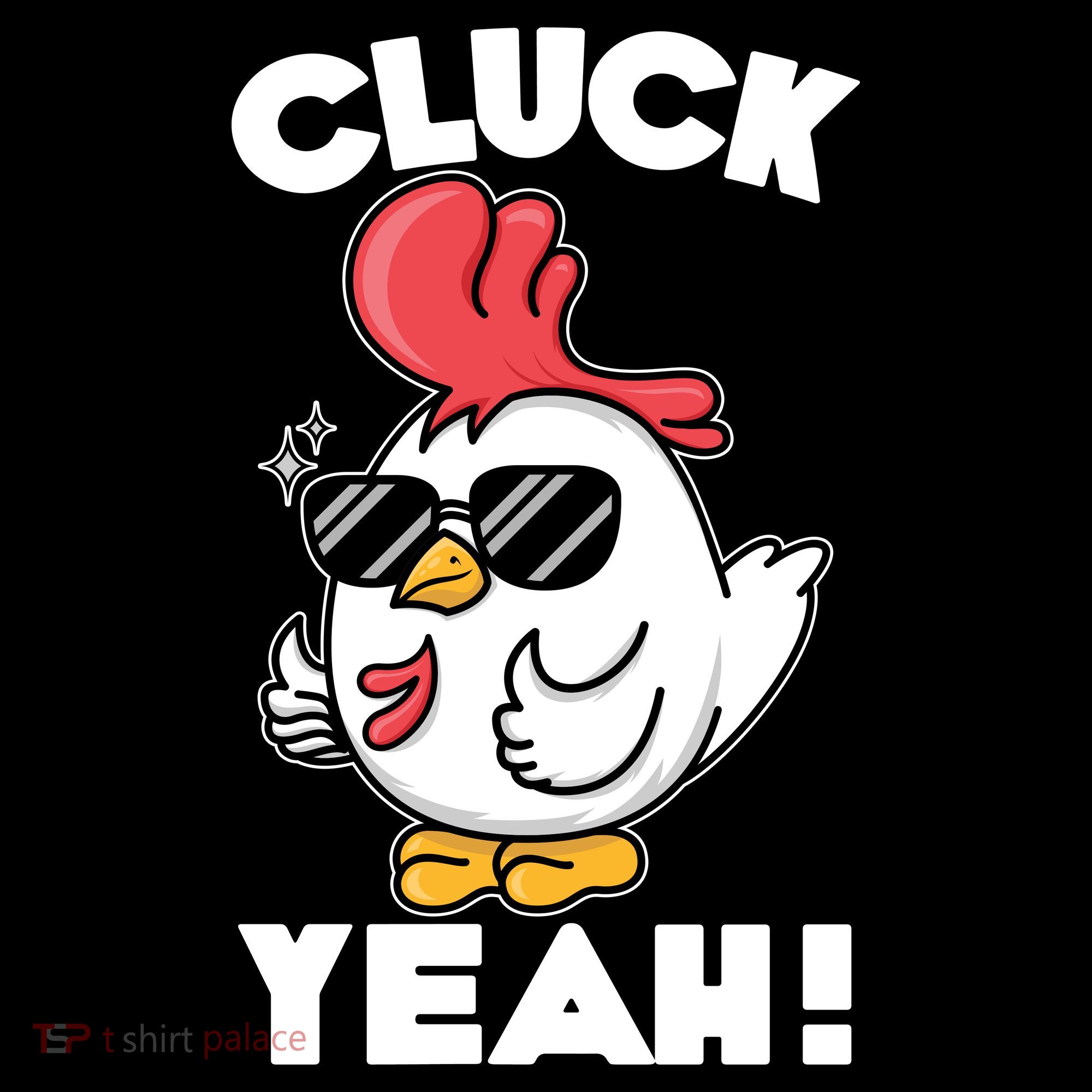 Funny Cluck Yeah! Cool Chicken Kids Sweatshirt